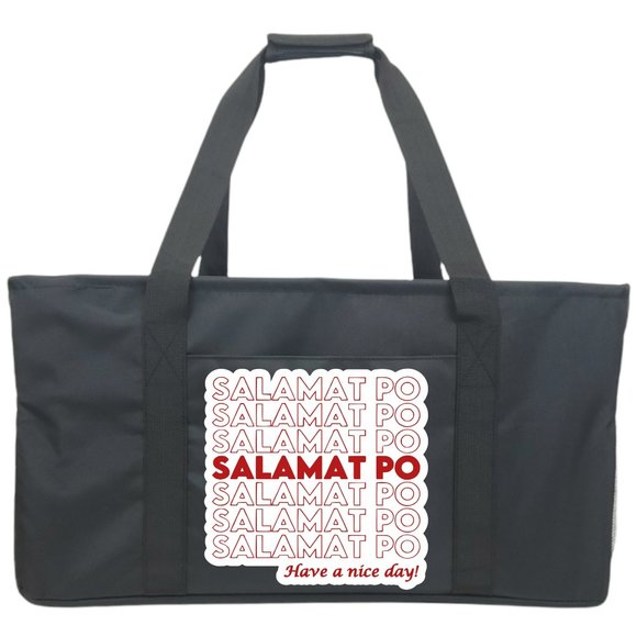 Reusable Tote Bag Multipurpose Heavy Duty Grocery Tote Salamat Po Thank You Bag